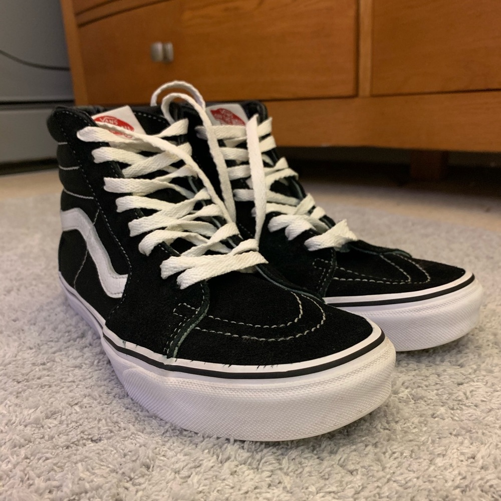 Women’s Black Sk8-Hi Vans